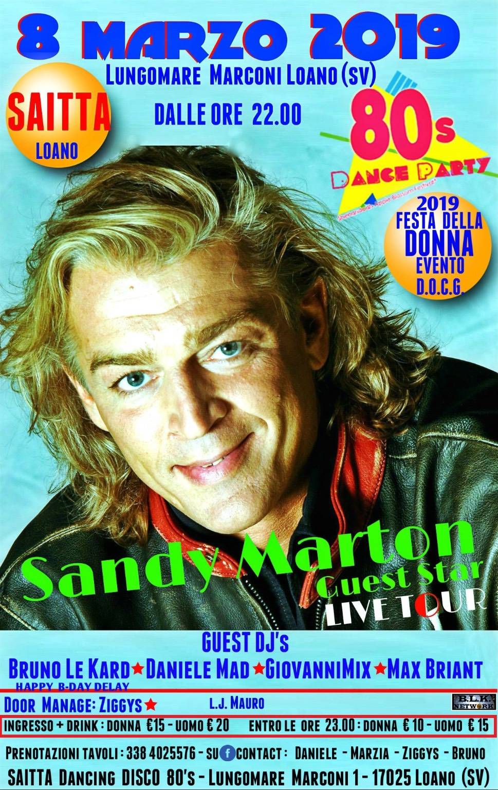 Dance Party con Sandy Marton Loano