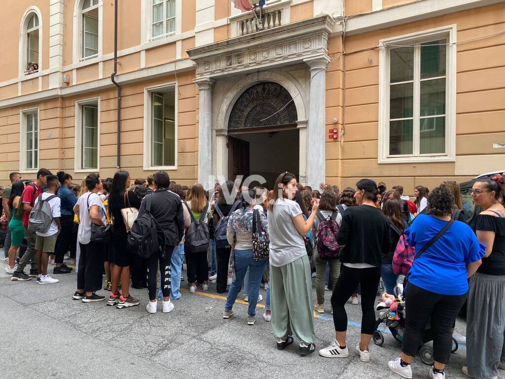 Il primo giorno di scuola nel savonese