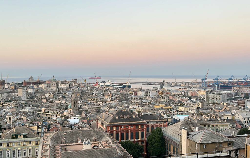 genova vista spianata tetti