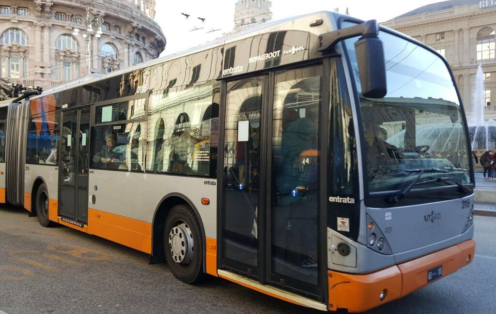 amt genova bus filobus de ferrari linea 20