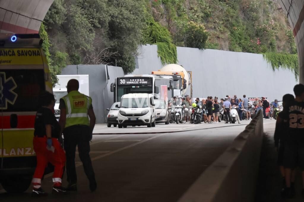 Incidente galleria Valloria Savona