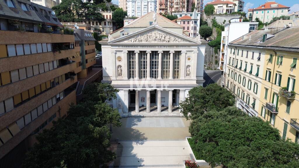 savona vista veduta dall'alto Teatro Chiabrera