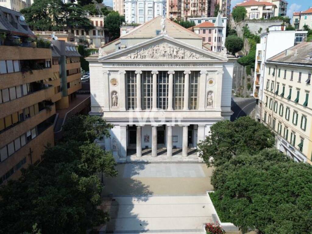 savona vista veduta dall'alto Teatro Chiabrera