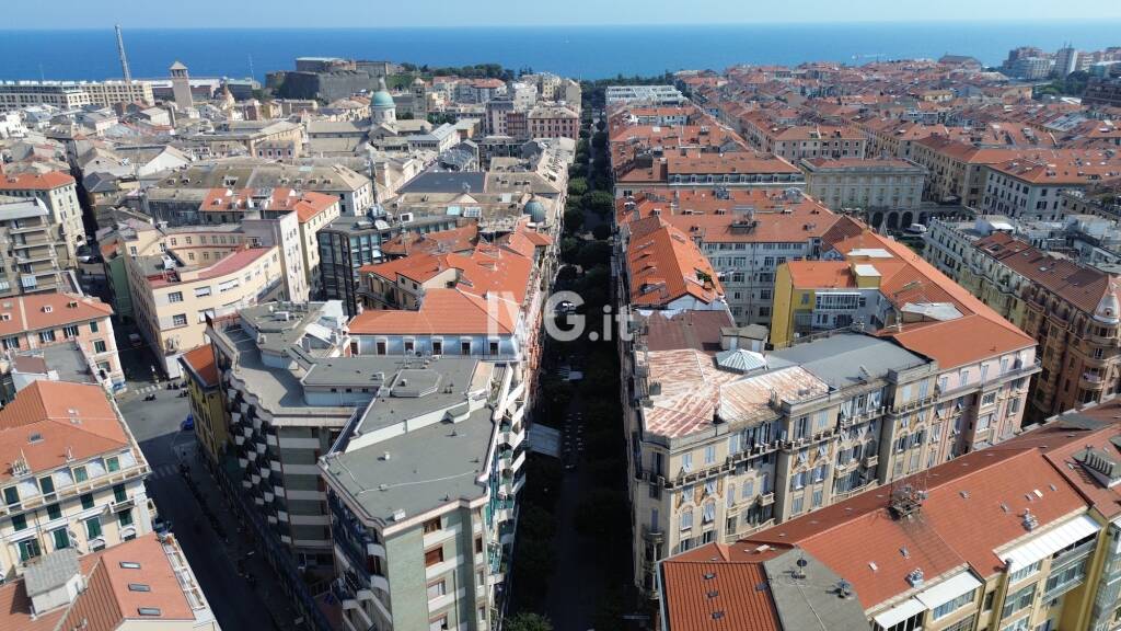 savona vista veduta dall'alto corso Italia