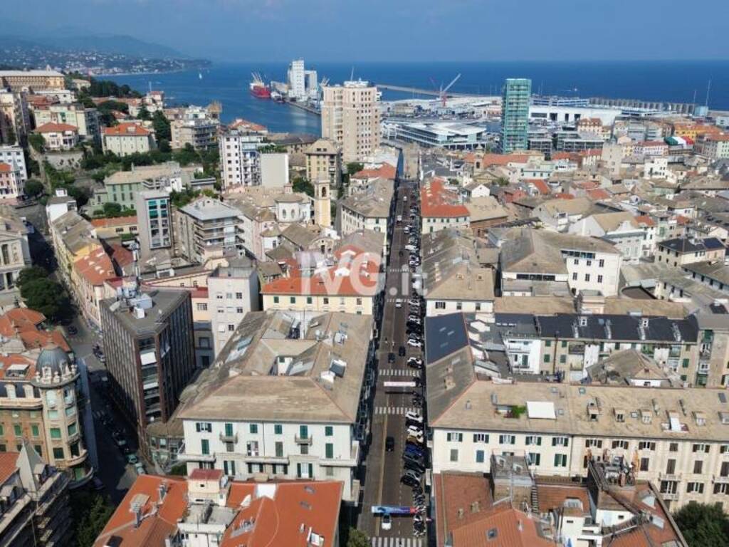 savona vista veduta dall'alto via Paleocapa