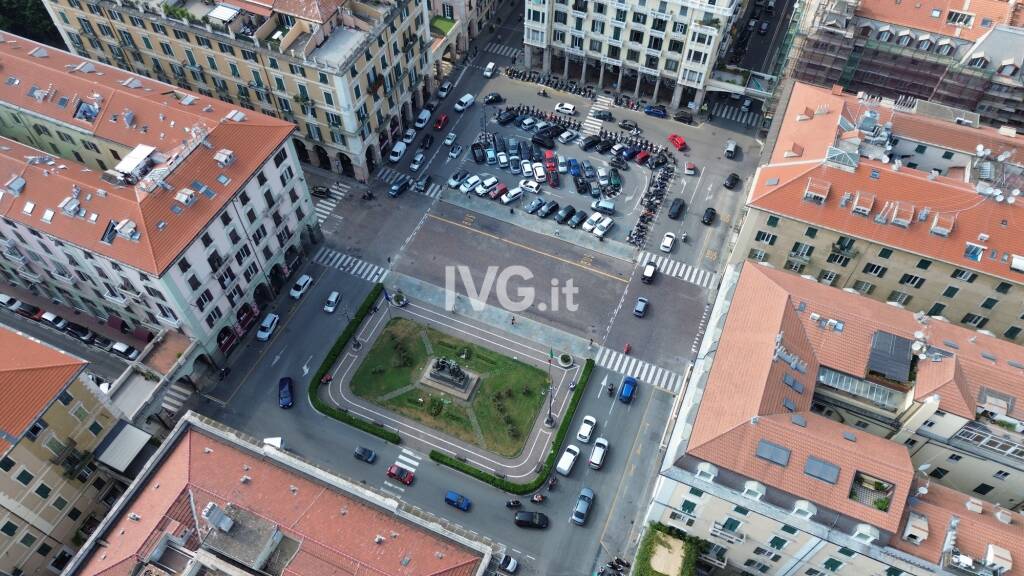 savona vista veduta dall'alto Piazza Mameli