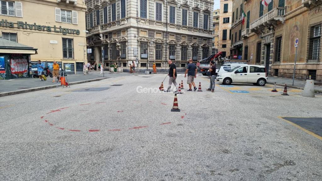 Piazza Fontane Marose, al via i lavori per la rivoluzione della viabilità