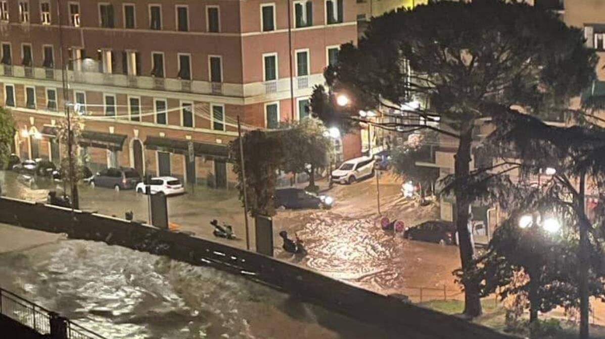 maltempo recco alluvione