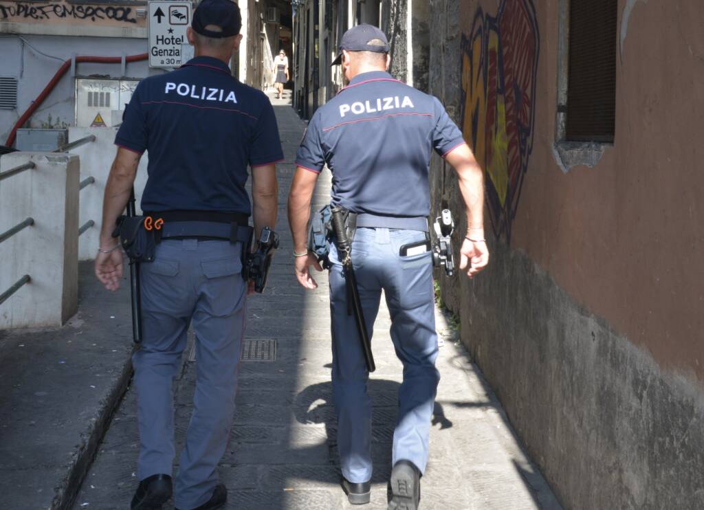 polizia vicoli