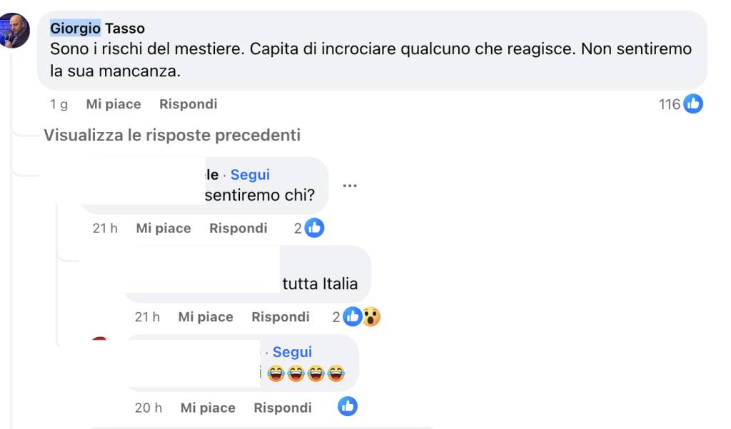 commento giorgio tasso