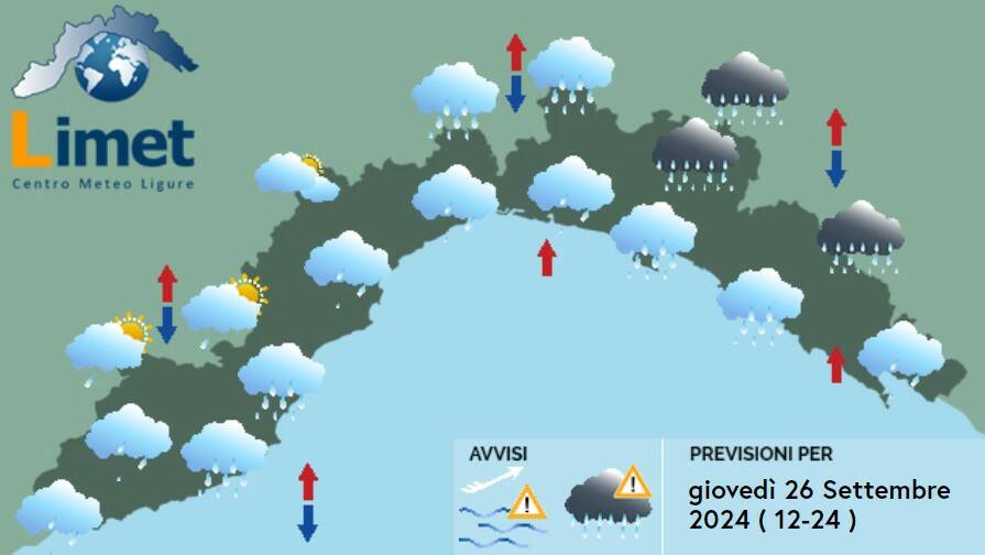 meteo 26 settembre 2024