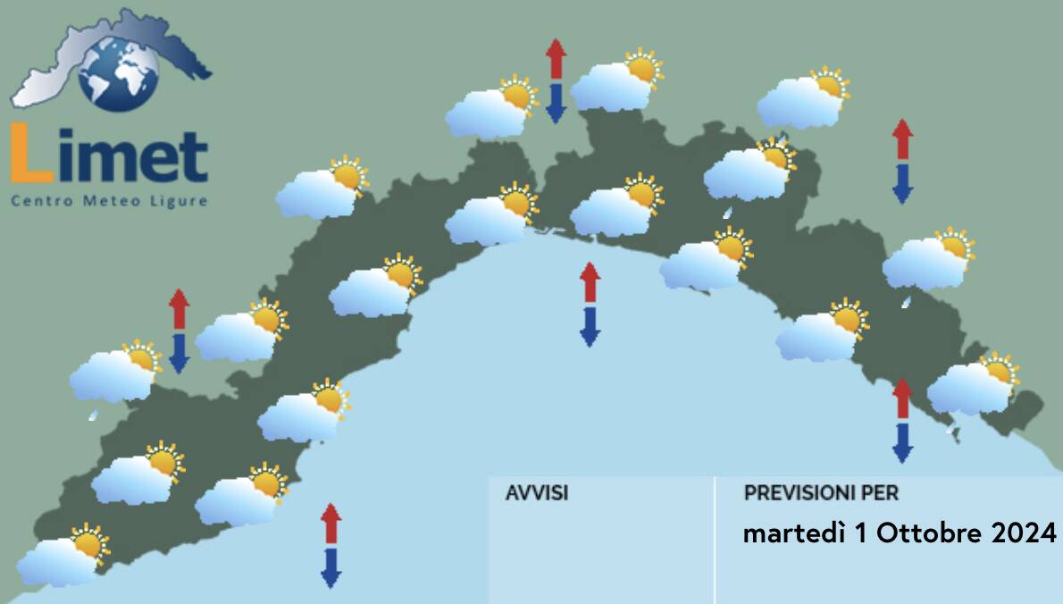 meteo 1 ottobre