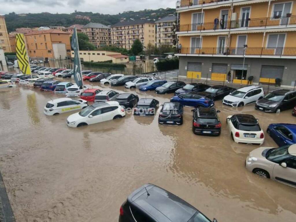 Allagamenti a Chiavari e Lavagna