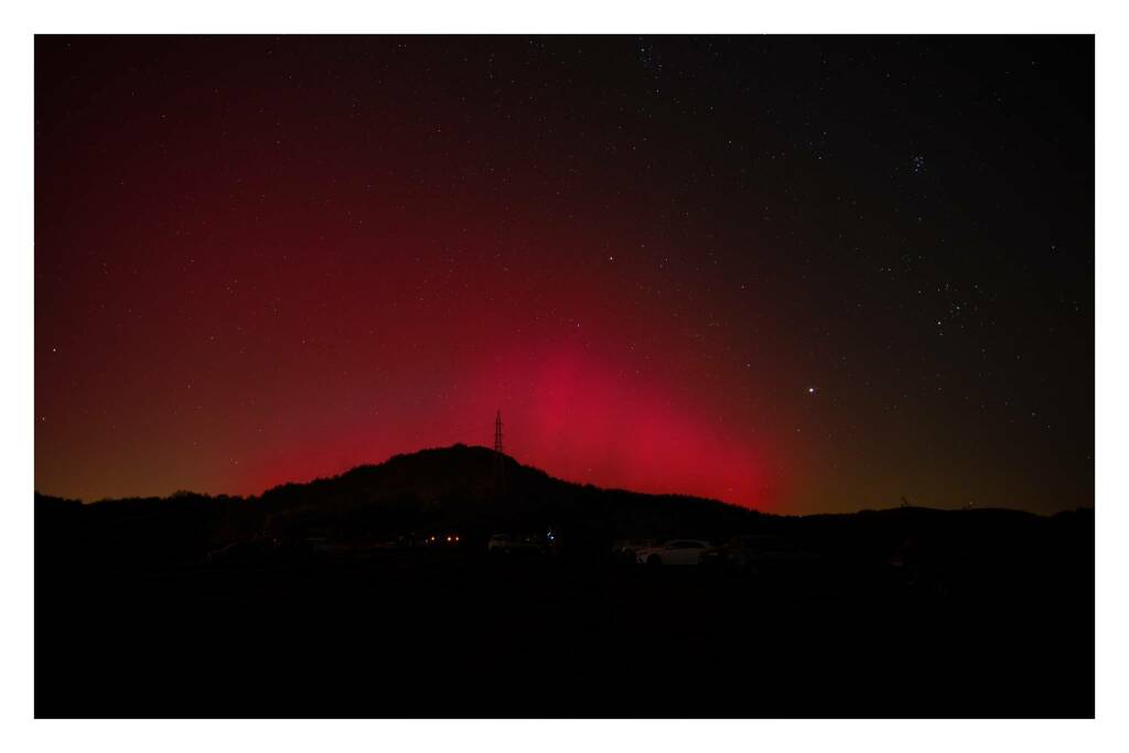 Aurora boreale a Genova 10 ottobre