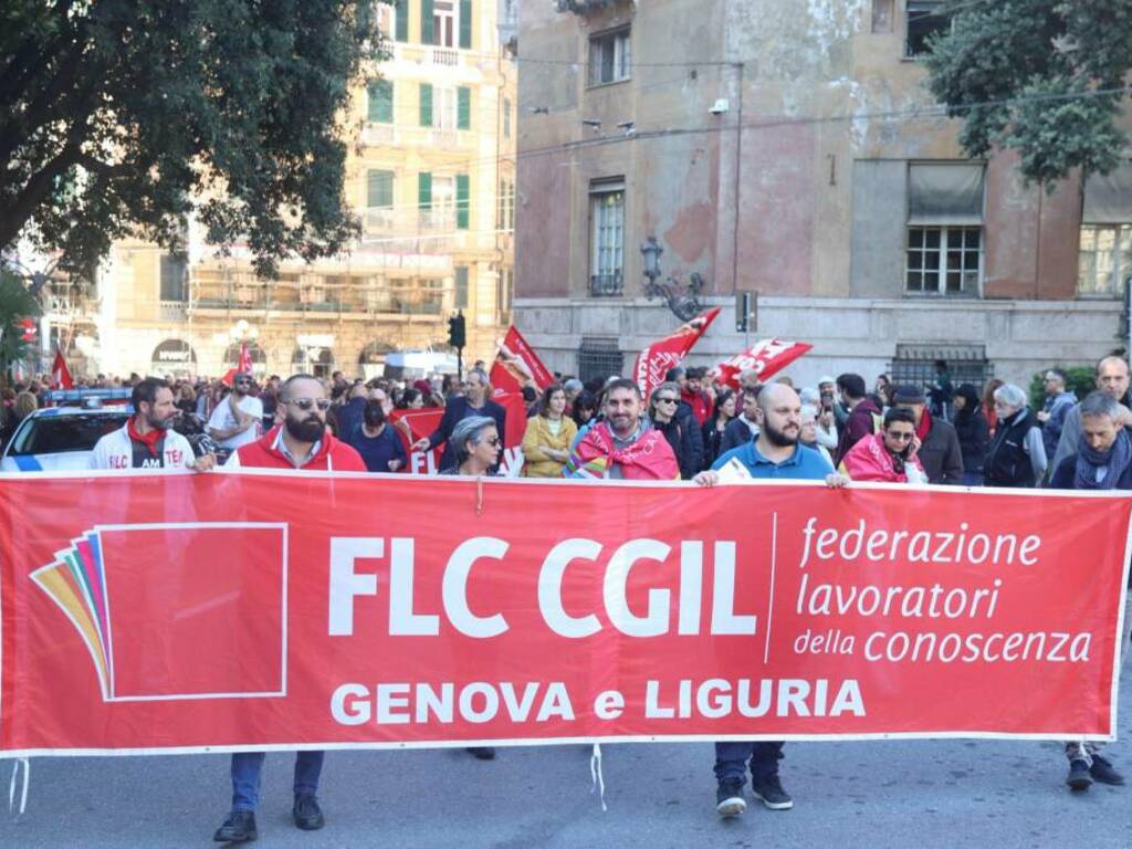 sciopero scuola flc cgil genova