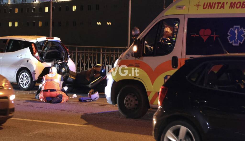 Incidente sul lungomare di Savona