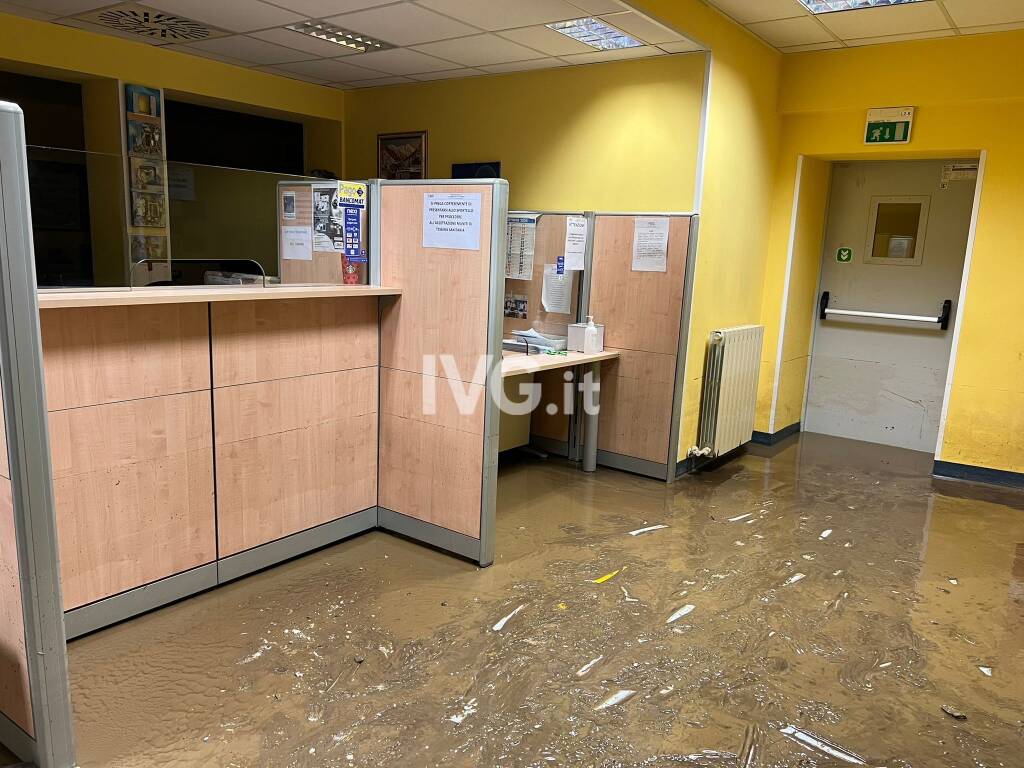 L'ospedale di Cairo invaso dall'acqua e dal fango 