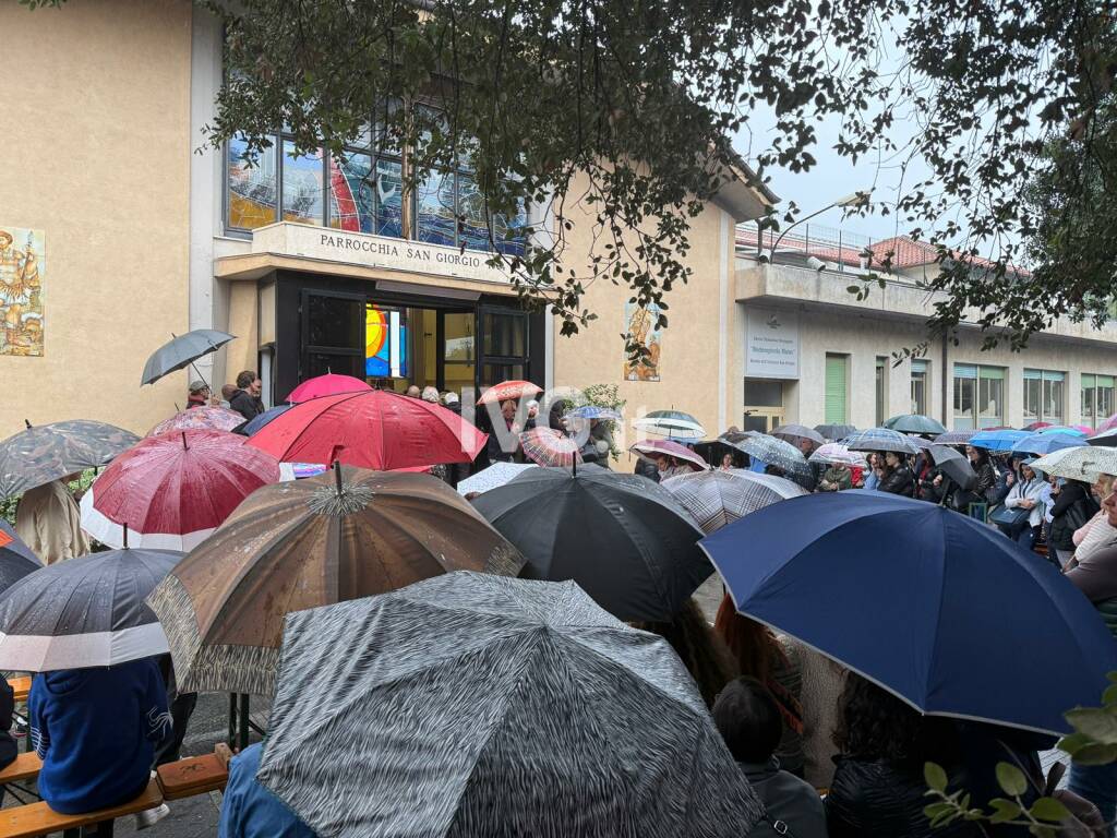 Nella parrocchia di San Giorgio Martire il funerale di Rachele Franchelli