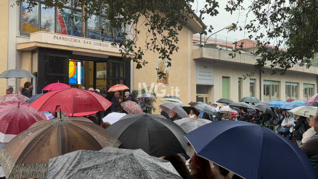 Nella parrocchia di San Giorgio Martire il funerale di Rachele Franchelli