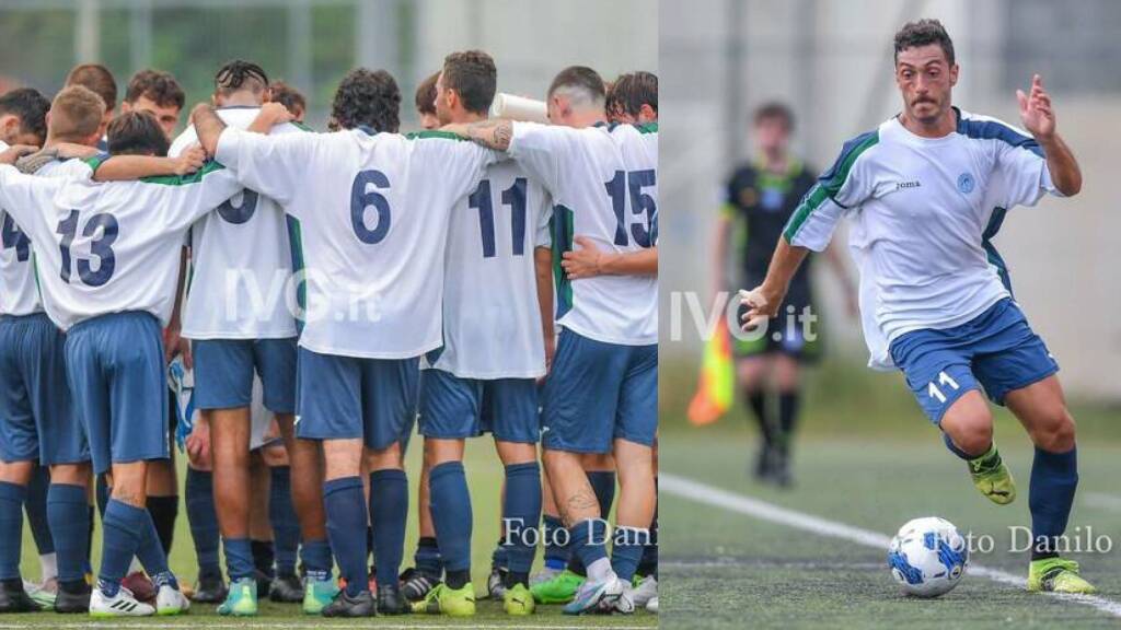 Riccardo Piacentini con squadra Legino