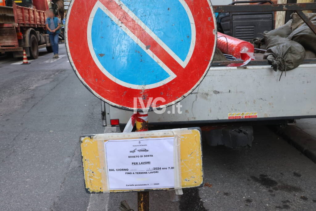 Savona, al via i lavori in via dei Mille