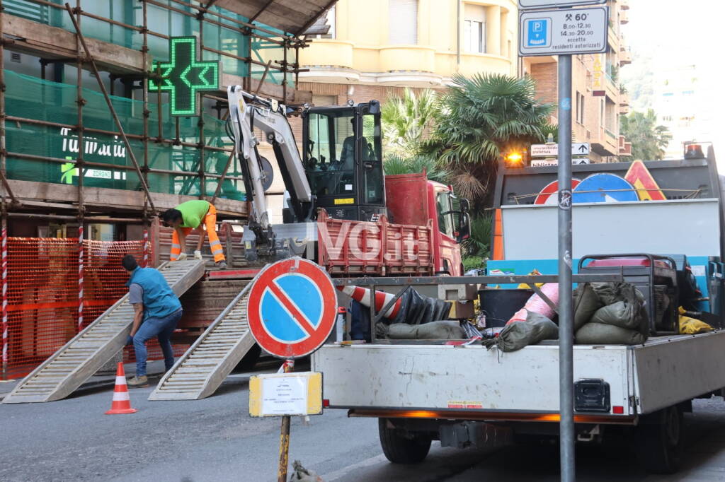 Savona, al via i lavori in via dei Mille