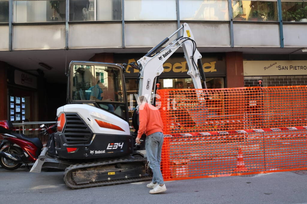 Savona, al via i lavori in via dei Mille