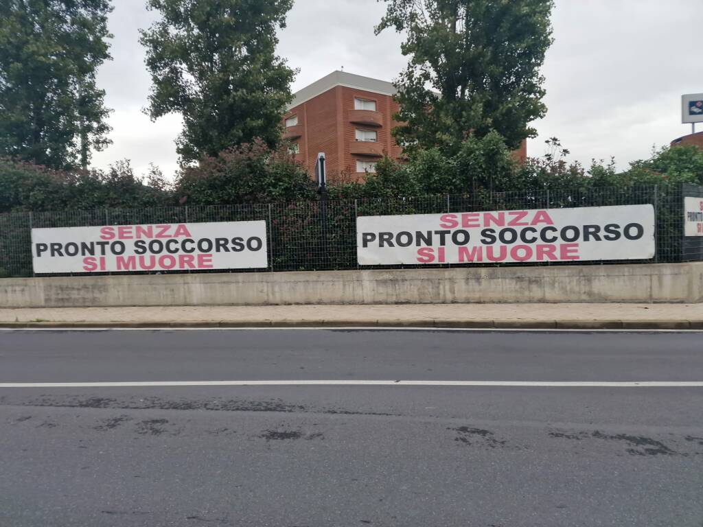 striscioni ospedale albenga