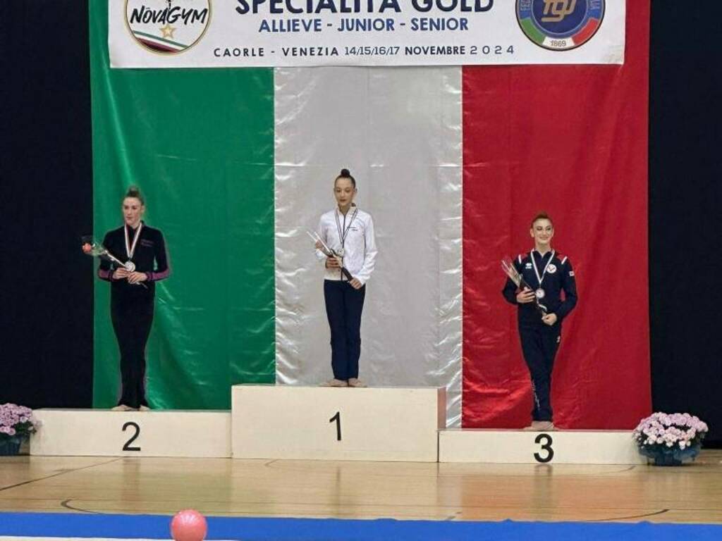 Oro per la loanese Beatrice Vigolungo nella ginnastica ritmica