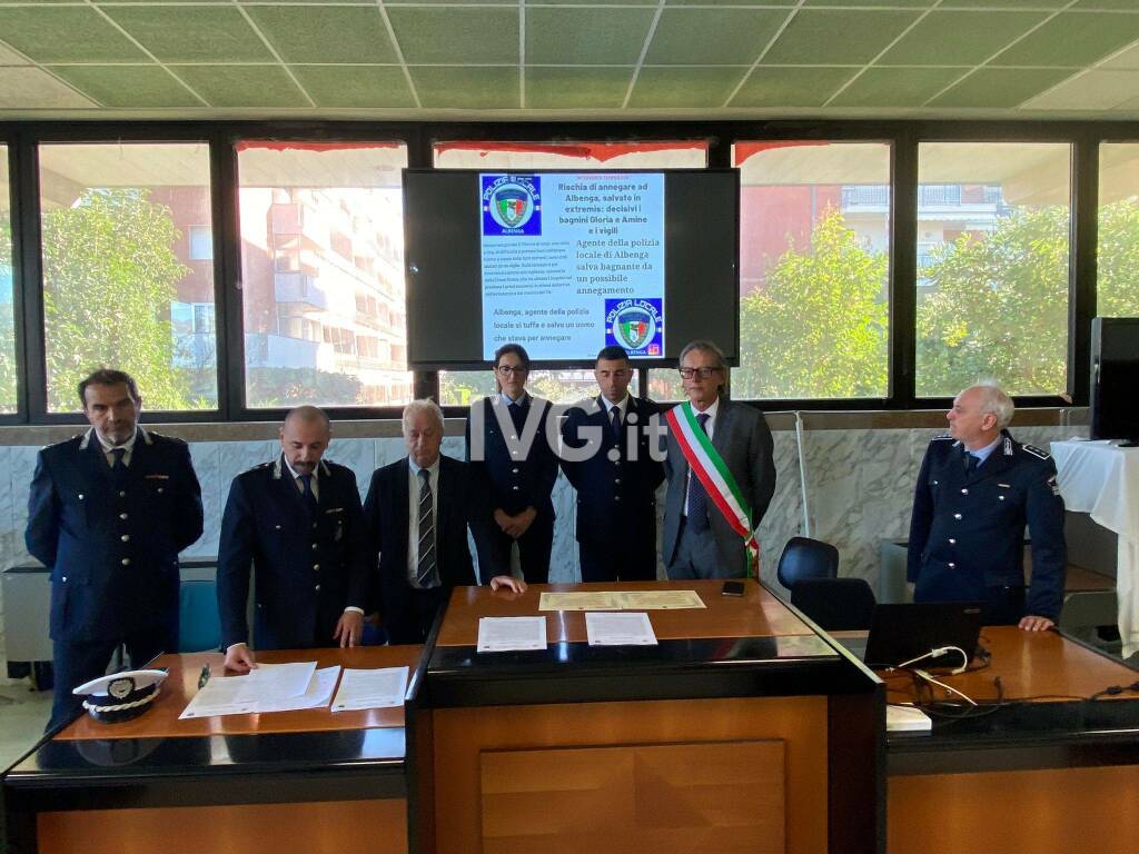 polizia locale albenga encomi