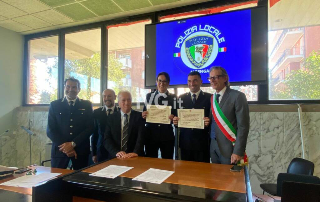 polizia locale albenga encomi