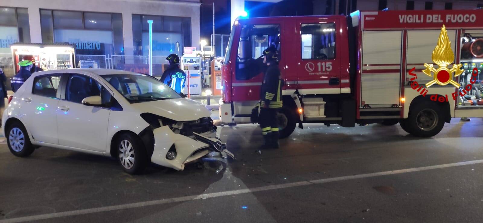 incidente vigili del fuoco