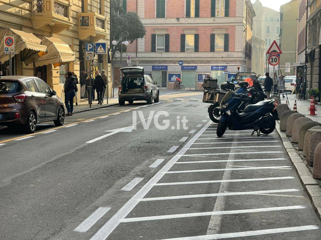 Istituito il doppio senso in via dei Mille a Savona