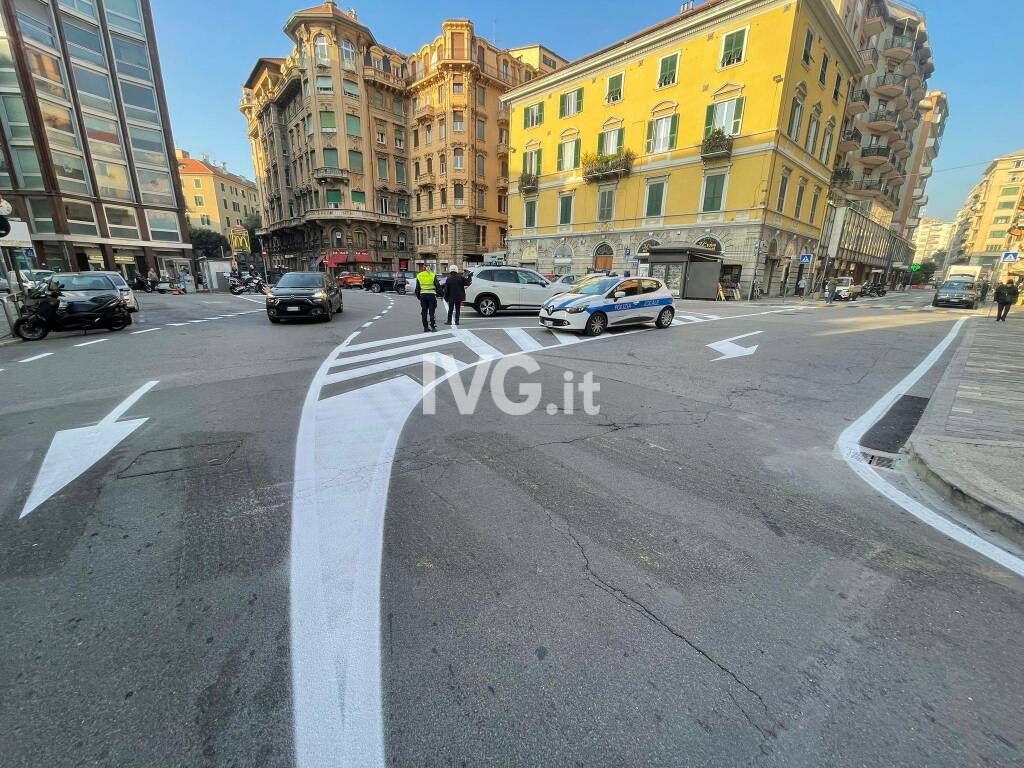 Istituito il doppio senso in via dei Mille a Savona