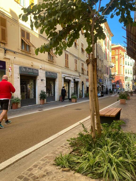 Nervi, terminata la prima tranche di lavori in via Oberdan: ecco il risultato finale